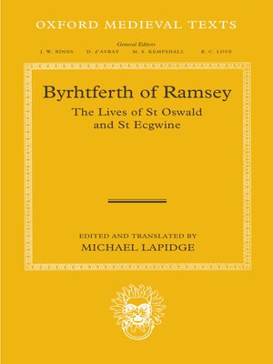 cover image of Byrhtferth of Ramsey